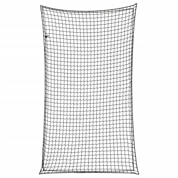 vidaXL Anhängernetz mit Gummiseil Schwarz 6x3,5 m PP