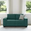 vidaXL 2-Sitzer-Sofa Dunkelgr&uuml;n 160x77x82 cm Stoff
