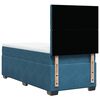 vidaXL Boxspringbett mit Matratze Blau 80x200 cm Samt