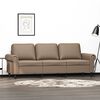 vidaXL 3-Sitzer-Sofa Cappuccino-Braun 180 cm Kunstleder