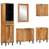 vidaXL Badezimmerschrank-Set 5 stk. Natur 38 x 33 x 160 cm