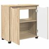 vidaXL Badezimmerwaschbecken-Schrank Sonoma-Eiche 60 x 30 x 60 cm