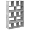 vidaXL B&uuml;cherregal Grau Sonoma 100x33x156,5 cm Holzwerkstoff