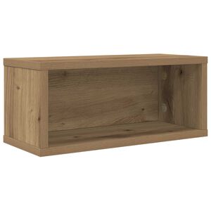 vidaXL CD Aufbewahrungsregal Artisan-Eiche 40 x 17 x 17 cm
