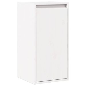 vidaXL Wandschrank Wei&szlig; 30x30x60 cm Massivholz Kiefer