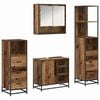 vidaXL Badezimmerm&ouml;bel-Set mit Schubladen 4 pcs Altholz Holzwerkstoff