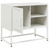 vidaXL TV-Schrank Wei&szlig; 68x39x60,5 cm Stahl