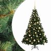vidaXL K&uuml;nstlicher Weihnachtsbaum mit Kugel 150 cm 150 LEDs
