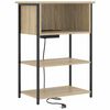 vidaXL Nachttisch Sonoma-Eiche 55 x 31 x 76 cm Holzwerkstoff