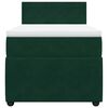 vidaXL Boxspringbett mit Matratze Dunkelgr&uuml;n 80x200 cm Samt