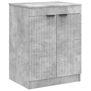 vidaXL Badezimmerschrank Betongrau 54 x 41 x 70 cm Holzwerkstoff