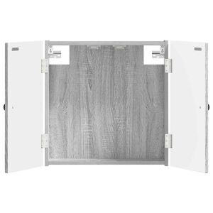 vidaXL Dartboard Schrank BREDA Sonoma-Grau 52,5 x 10,5 x 53,5 cm