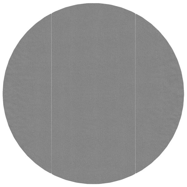 vidaXL Pool-Bodentuch Hellgrau &Oslash;366 cm Polyester Geotextil
