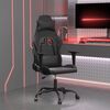 vidaXL Gaming-Stuhl Schwarz Kunstleder