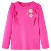 Kinder-Langarmshirt Dunkelrosa 140