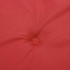 vidaXL Liegestuhl-Auflage Rot (75+105)x50x4 cm