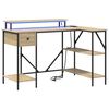 vidaXL Schreibtisch Sonoma-Eiche 120 x 79 x 86,5 cm Holzwerkstoff