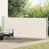 vidaXL Seitenmarkise Ausziehbar 600x160 cm Creme