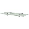 vidaXL Schweberegale 2 Stk. Glas 60x10 cm 8 mm
