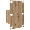 vidaXL Nachttisch 2 pcs Artisan-Eiche 50 x 32.5 x 80cm Holzwerkstoff