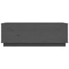 vidaXL Couchtisch Grau 100x50x35 cm Massivholz Kiefer