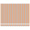 vidaXL Markisenersatzstoff Blau und Orange 2,5 x 2 m Polyester