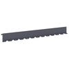 vidaXL Raseneinfassung 20 stk. 102 x 10 x 4 cm Stahl Anthrazit