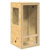 vidaXL Terrarium Braun 50 x 50 x 130 cm OSB