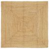 vidaXL Bereichsteppich Beige 160 x 160 cm Jute