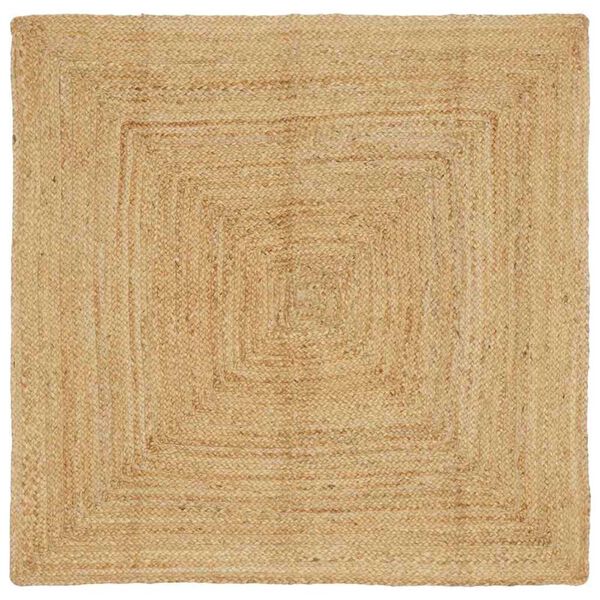 vidaXL Bereichsteppich Beige 160 x 160 cm Jute