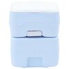 vidaXL Camping-Toilette Helles Blau und Wei&szlig; 41,5 x 36,5 x 42 cm