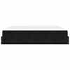 vidaXL Bettgestell mit Matratze mit Matratze 2 pcs Schwarz Samt
