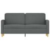 vidaXL 2-Sitzer-Sofa Dunkelgrau 140 cm Stoff
