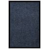vidaXL Fu&szlig;matte Gestreift Blau 80x120 cm
