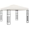 vidaXL Pavillon 3&times;3 m Creme Stoff