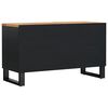 vidaXL TV-Schrank 80x33x46 cm Massivholz Akazie & Holzwerkstoff