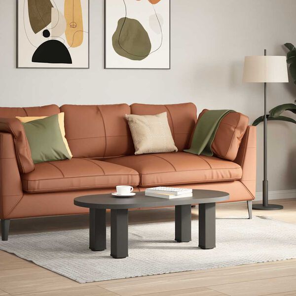 vidaXL Couchtischbeine 4 Stk. Anthrazit 30-32 cm Stahl