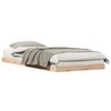vidaXL Bodenbettrahmen Natur 80 x 210 cm Massives Kiefernholz