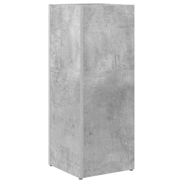vidaXL Sonnenschirmhalter Beton Grau 25 x 24,5 x 64 cm Holzwerkstoff