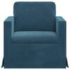 vidaXL Sofa Blau Gesamtabmessungen: 78 x 78 x 80 cm (B x T x H) Samt