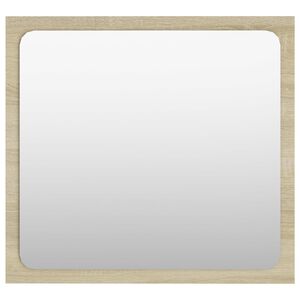 vidaXL Badspiegel Sonoma-Eiche 40x1,5x37 cm Holzwerkstoff