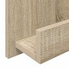 vidaXL Magazinregal Sonoma-Eiche 51 x 11 x 102 cm Holzwerkstoff
