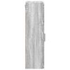 vidaXL Badezimmer-Wandschrank TULUM Graues Sonoma 37 x 24,5 x 86 cm