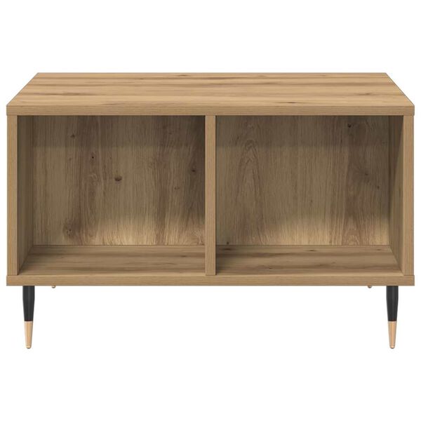 vidaXL Couchtisch Artisan-Eiche 60x50x36,5 cm Holzwerkstoff