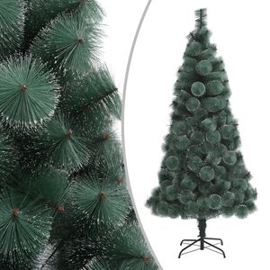 vidaXL K&uuml;nstlicher Weihnachtsbaum mit St&auml;nder Gr&uuml;n 210cm PET