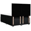 vidaXL Boxspringbett mit Matratze Schwarz 140x190 cm Stoff