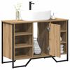 vidaXL Waschbeckenschrank Artisan-Eiche 91 x 35 x 60 cm Holzwerkstoff