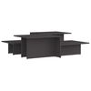 vidaXL Couchtische 2 Stk. Grau 111,5x50x33 cm Holzwerkstoff
