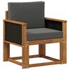 vidaXL Outdoor Mittelsofa Massivholz Akazie Natur