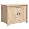 vidaXL Couchtisch 71x49x55 cm Massivholz Kiefer